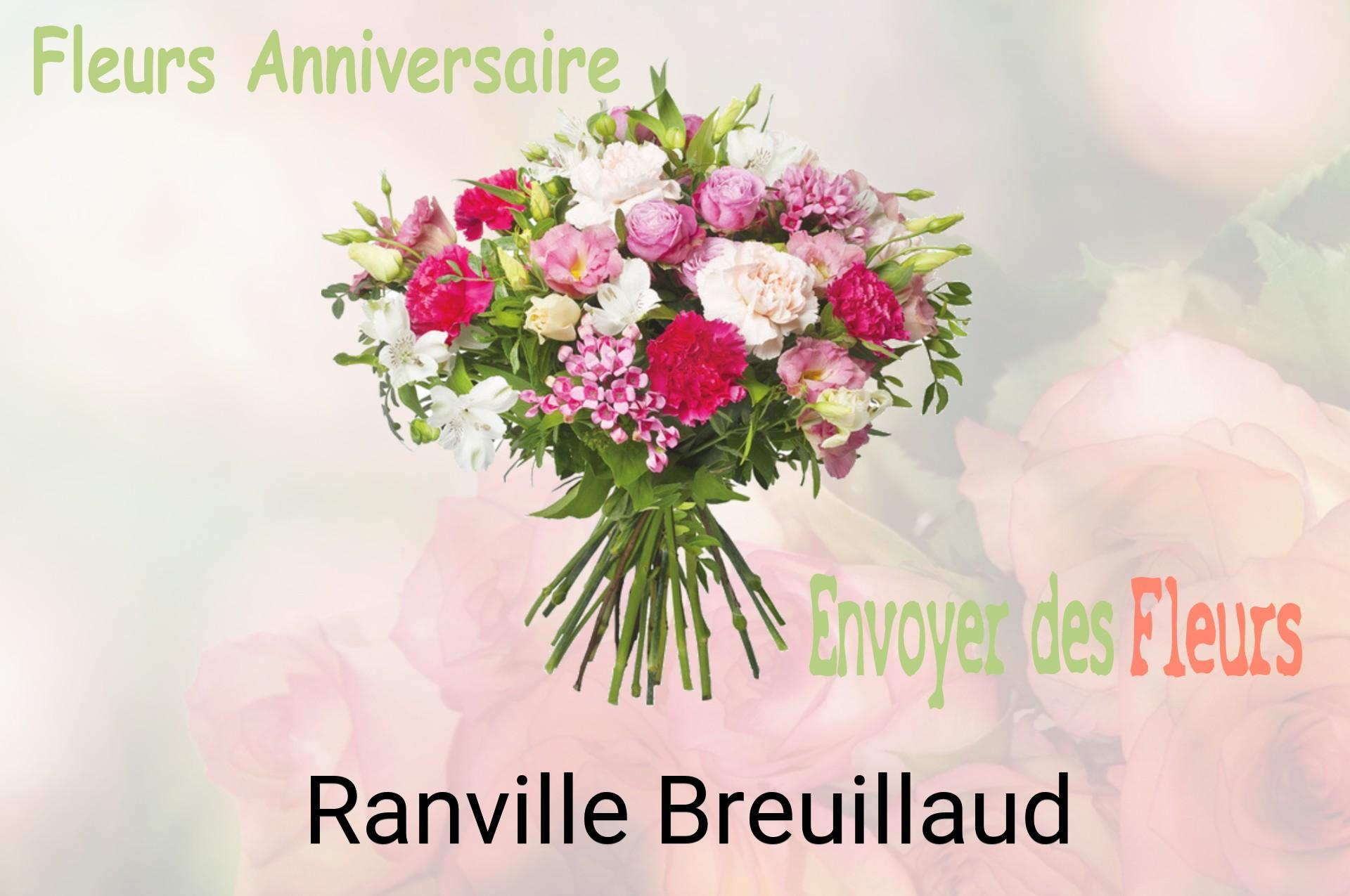 Bouquet de fleurs d’anniversaire livré à Ranville-Breuillaud