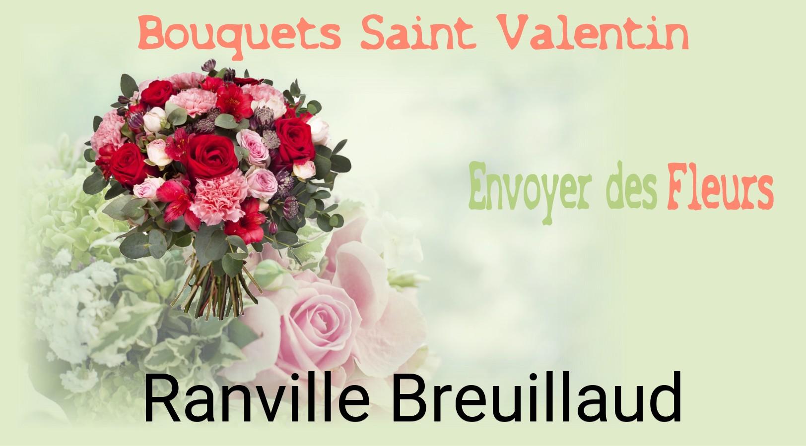 Roses de Saint-Valentin livrées à Ranville-Breuillaud
